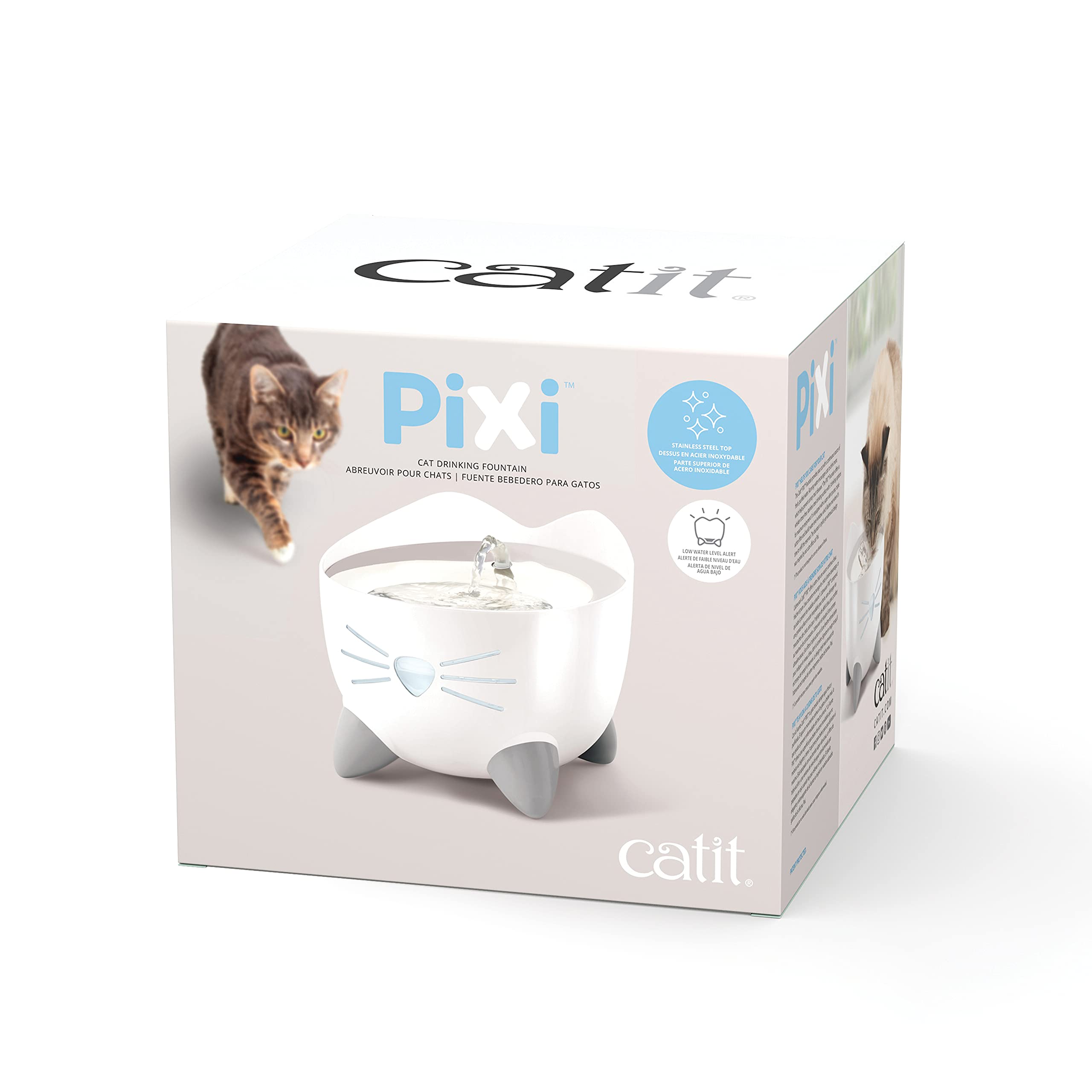 Catit PIXI: bomba silenciosa suspendida para funcionamiento tranquilo.