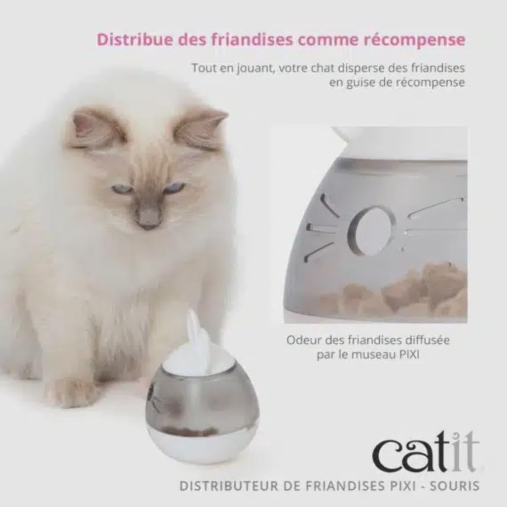 Catit PIXI, juguete interactivo que recompensa al gato con movimiento.