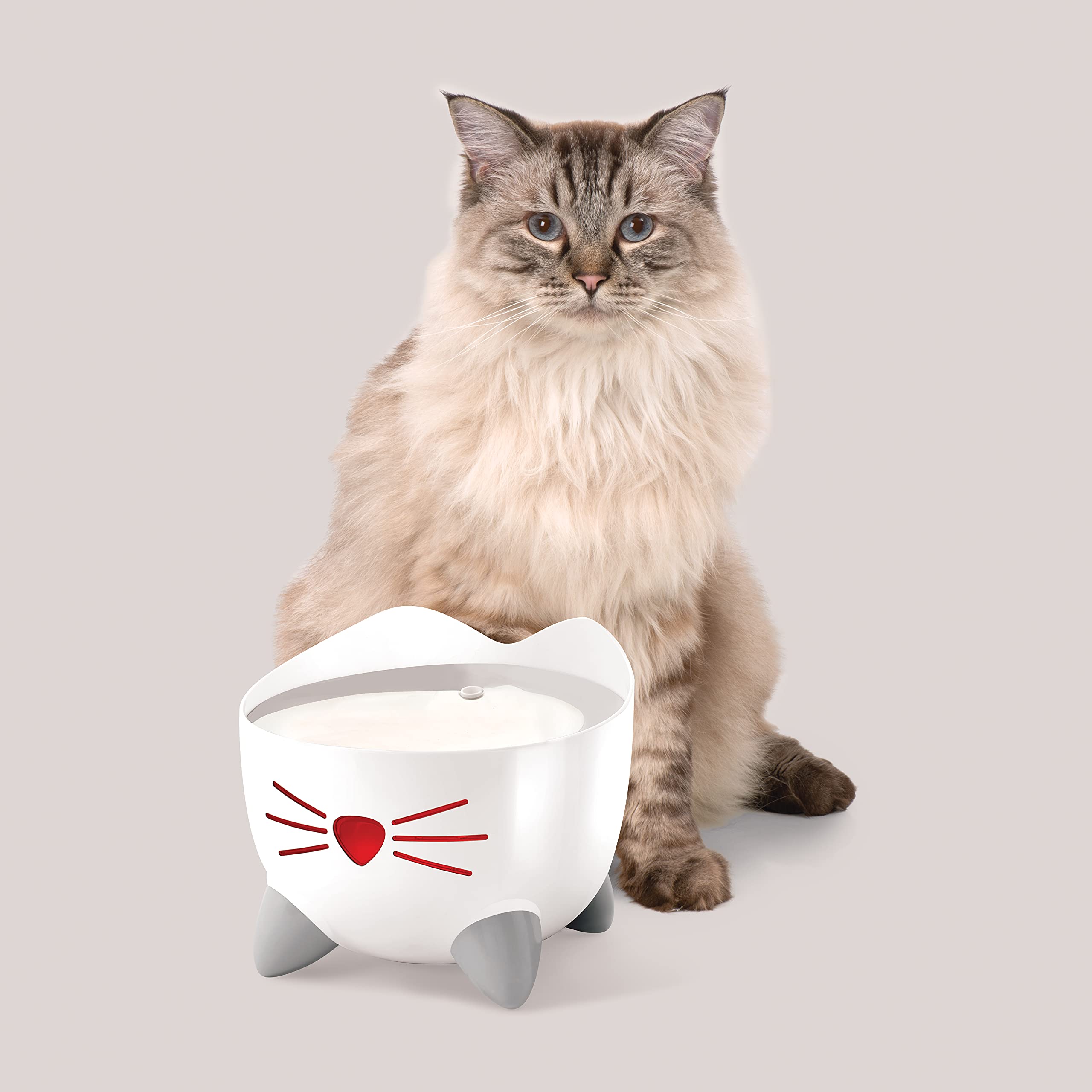 Catit PIXI: nariz iluminada que indica nivel de agua y guía nocturna.