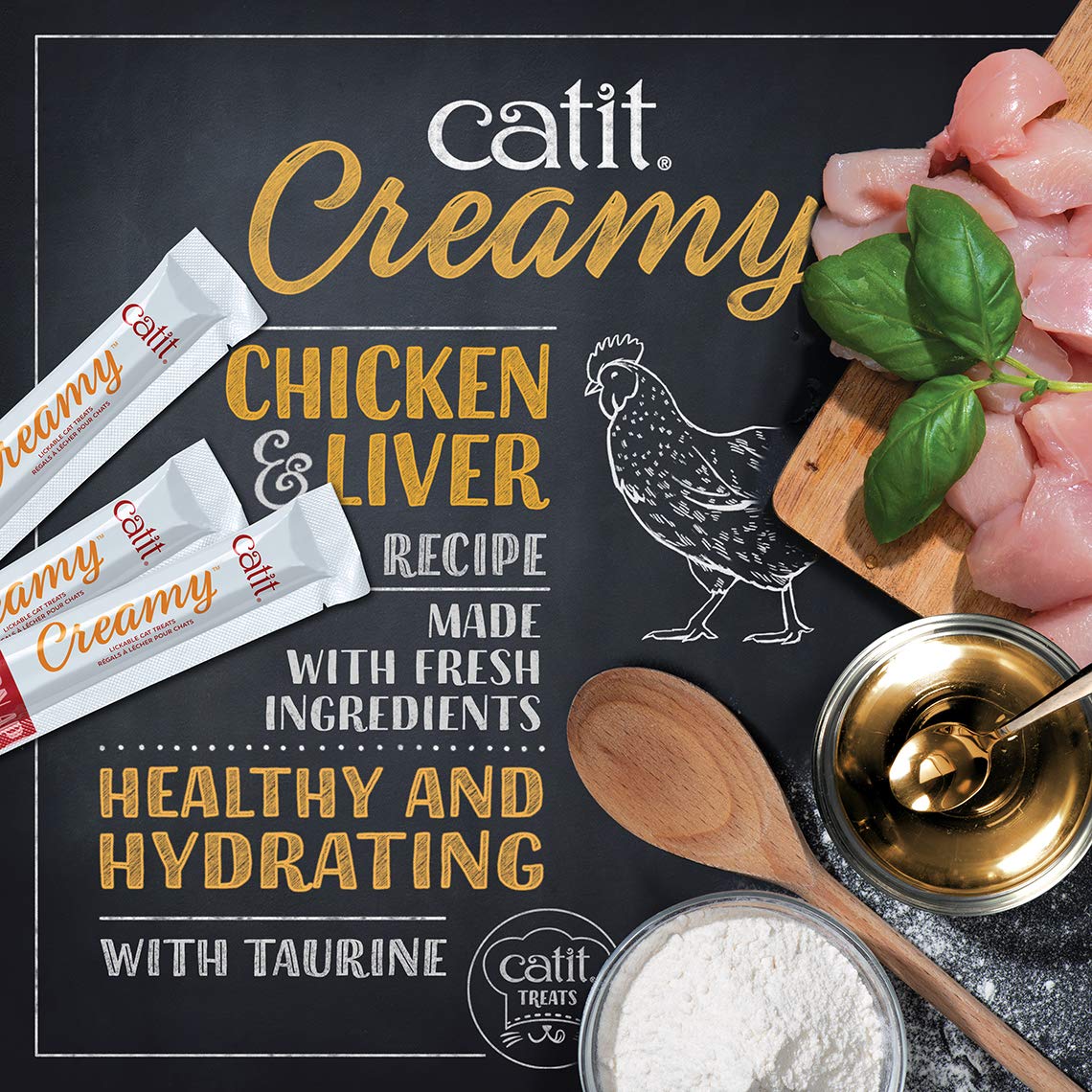 Catit porciones diarias recomendadas, hasta 3 tubitos.