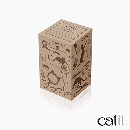 Catit Senses 2.0 Long Hair: reducción del pelo suelto en casa, menos limpiezas