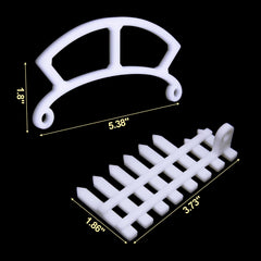 CATOSUM valla lateral blanco añade seguridad y un área de posado estable.