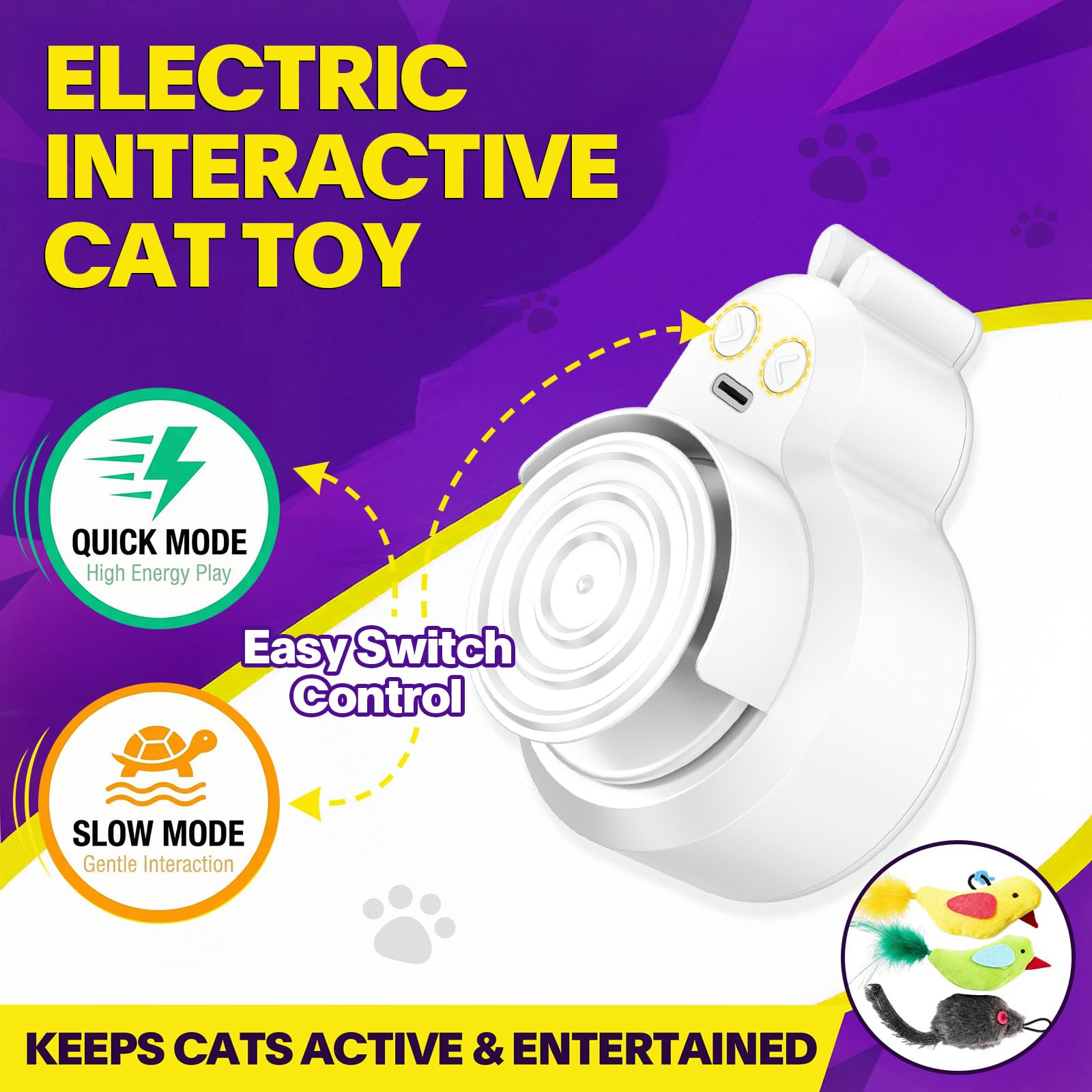 CATPICK juguete gato altura ajustable, se adapta a espacios.