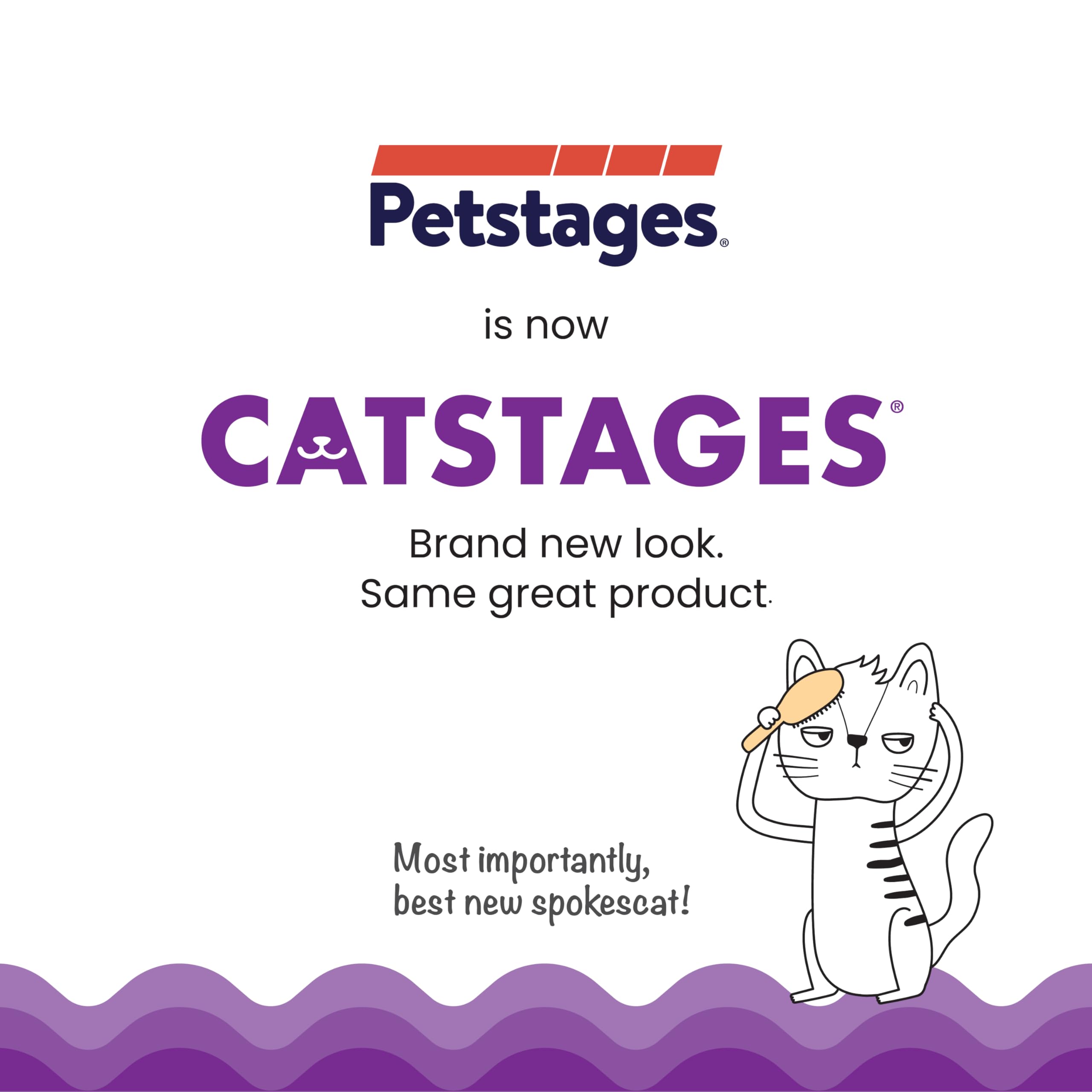 Catstages Kitty Slow Feeder, diseño rompecabezas, mantiene al gato entretenido durante la comida.