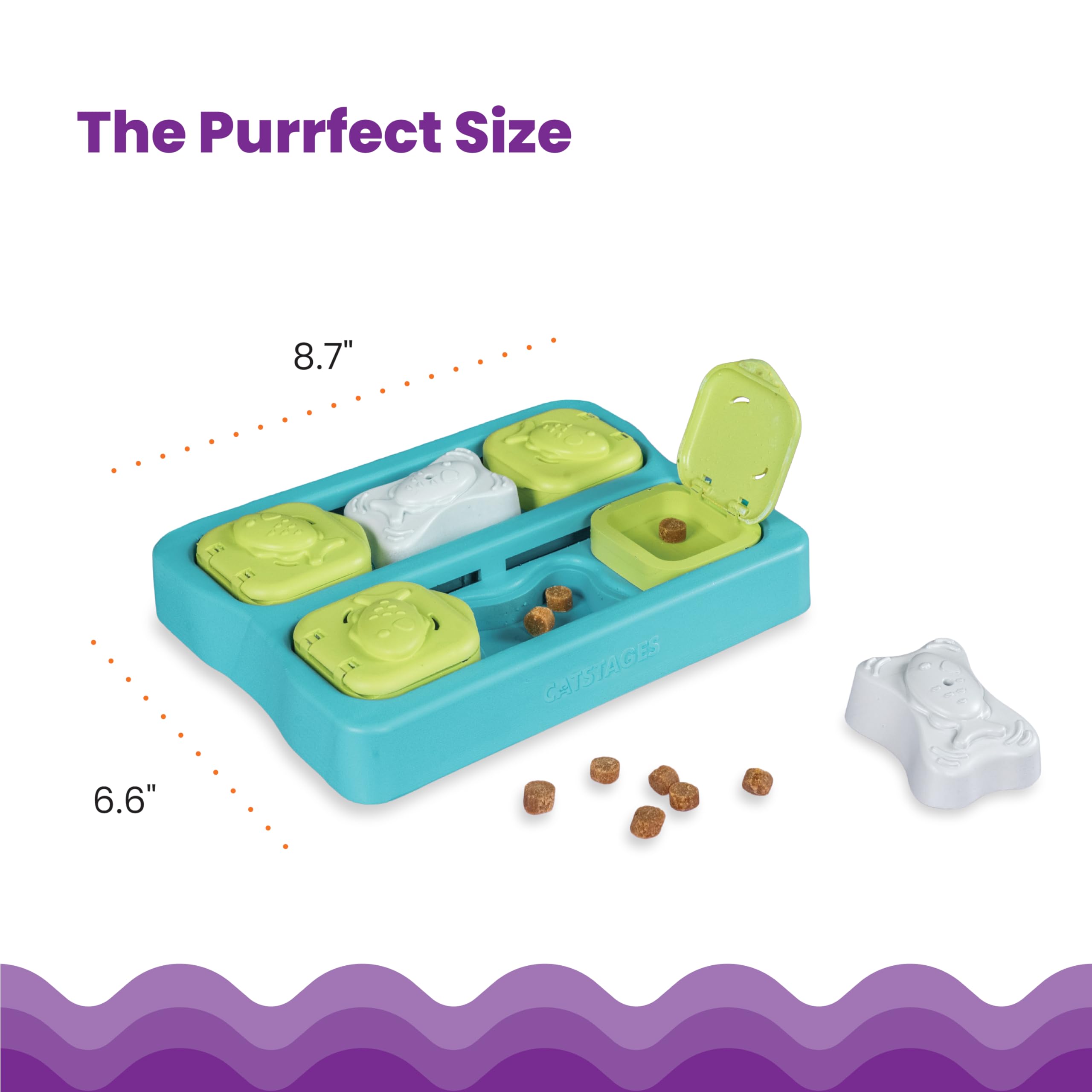 Catstages Kitty Cube: juguete interactivo para gatos y gatitos
