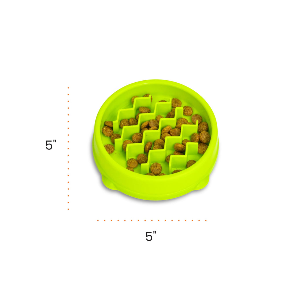 Catstages Kitty Slow Feeder, enfoque en seguridad y cuidado durante las comidas.