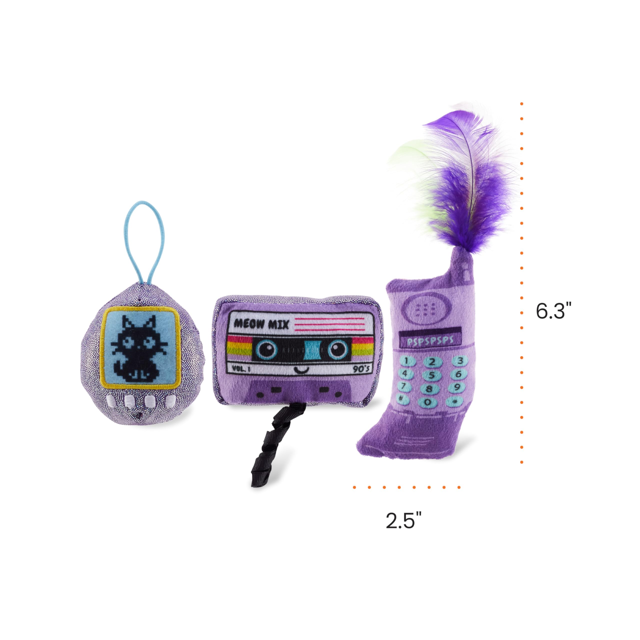 Catstages So Meowsome juguete interactivo 90s para gatos, promueve juego y ejercita.