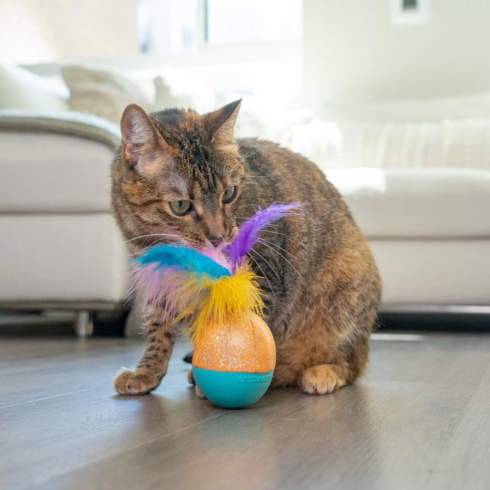 Catstages Whack N' Wobble Ball movimiento impredecible que impulsa la actividad física
