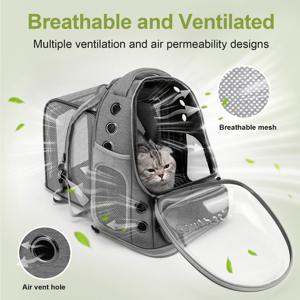 Materiales transpirables 600d y malla de Cawypety para mayor ventilación