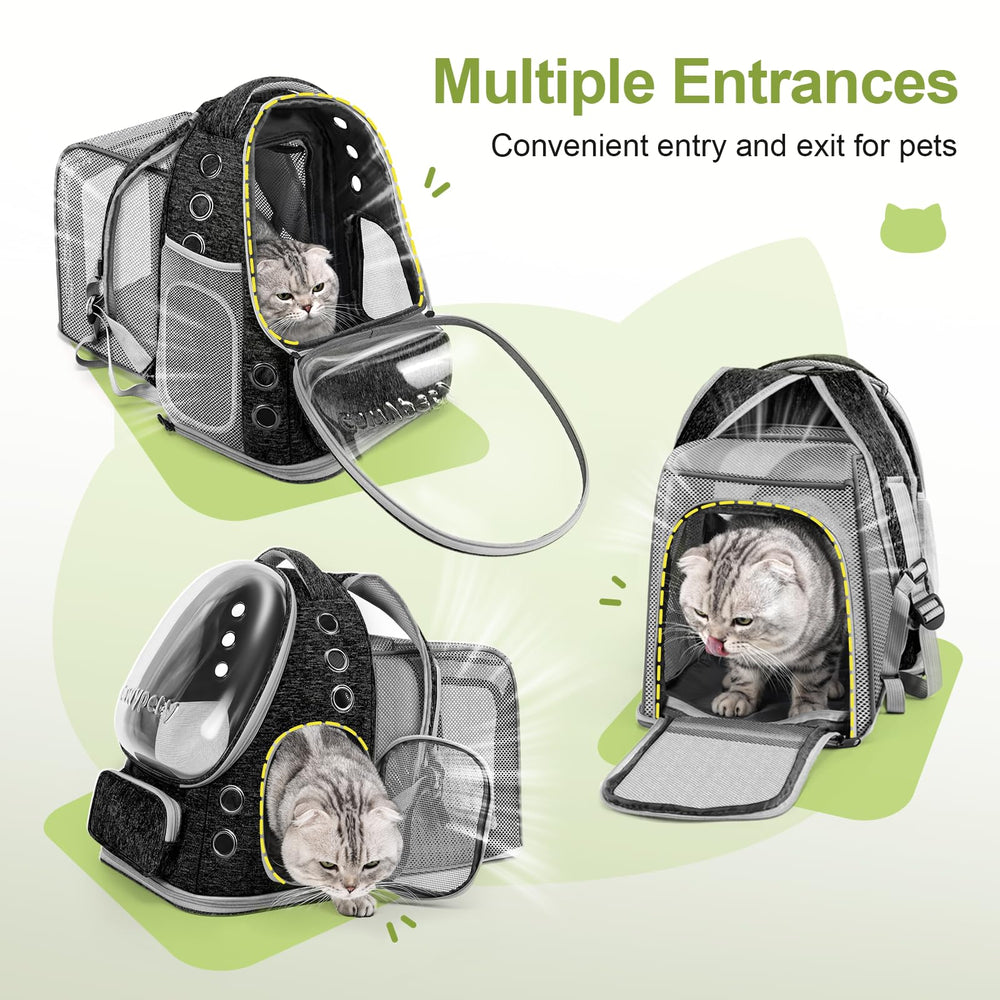 Cawypety Mochila Expandible con puntos de enganche para accesorios y organización