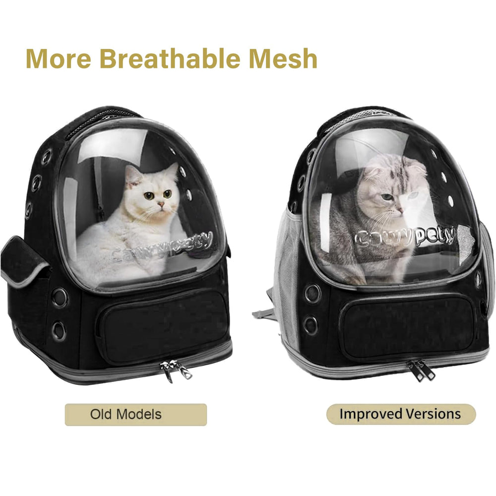Cawypety mochila-gato diseño cuadrado amplio para girar cómodo.