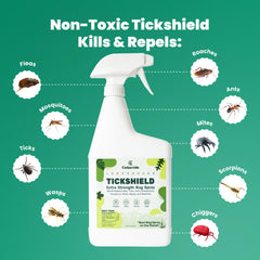 Cedarcide Tickshield aplicación-piel: solución ligera para la piel durante actividades al aire libre.