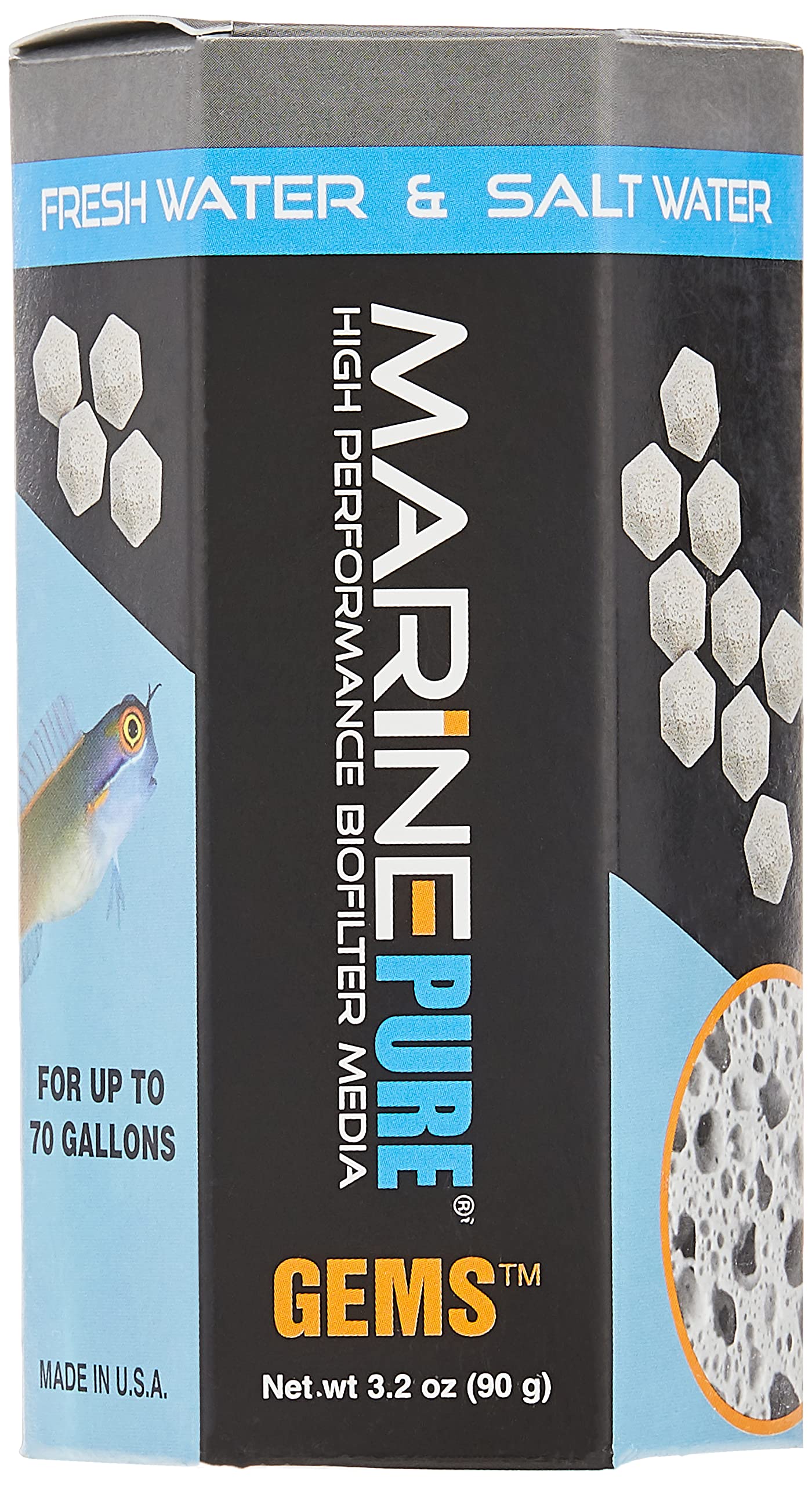 Gemas Biofiltro CerMedia MarinePure, tamaño compacto, ideal para filtros pequeños