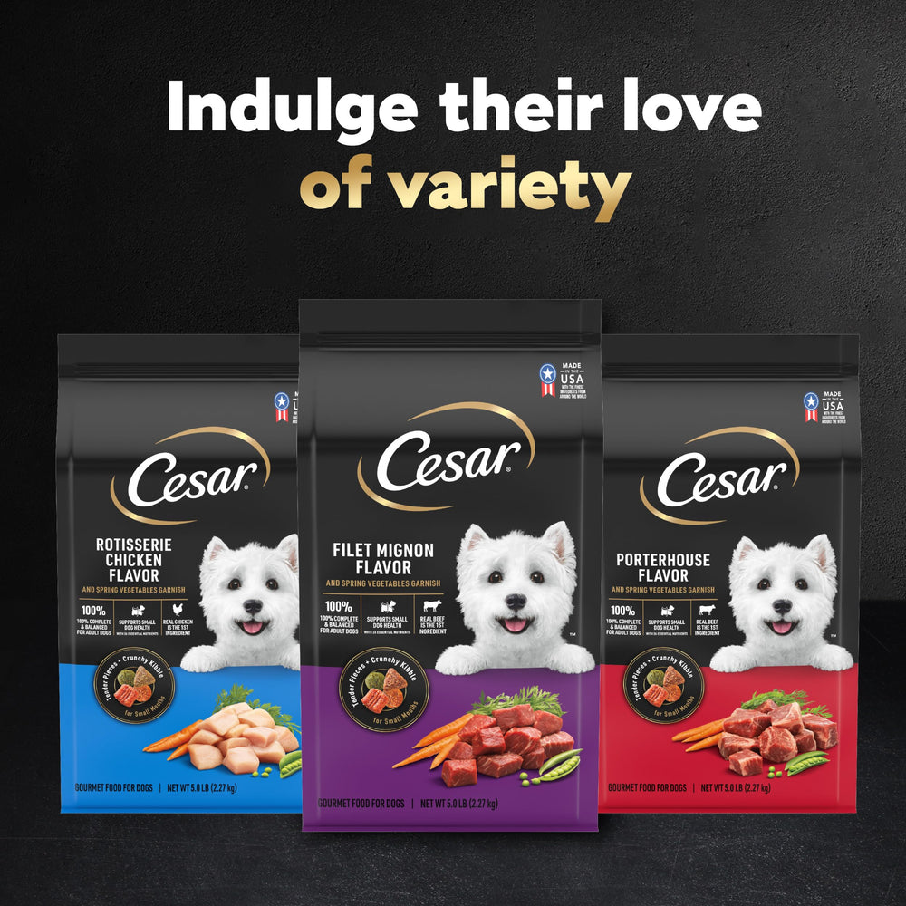 Ideal para perros pequeños activos, mezcla sabrosa y práctica para el día a día.