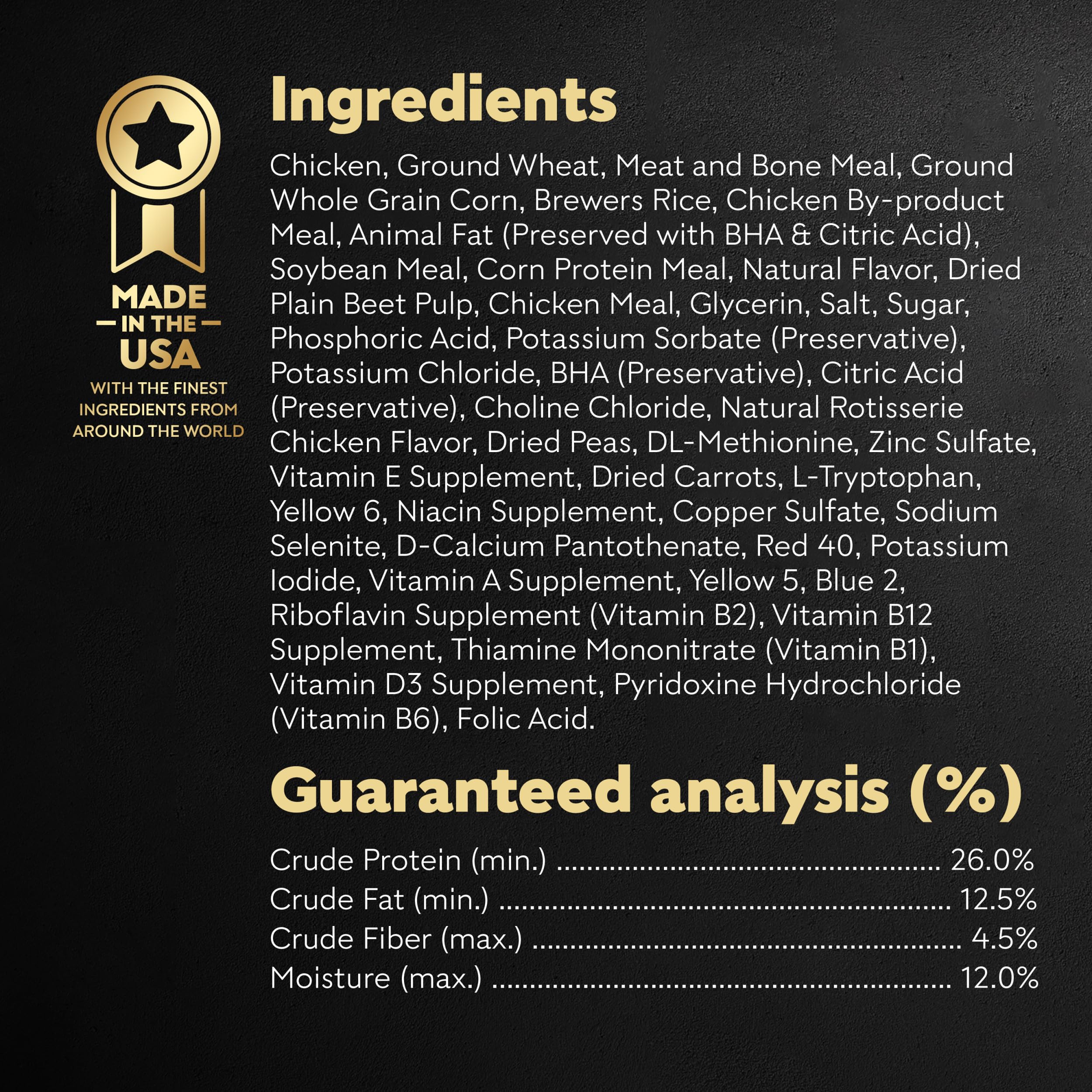 Cesar pollo real como primer ingrediente, sabor natural para mordidas diarias.