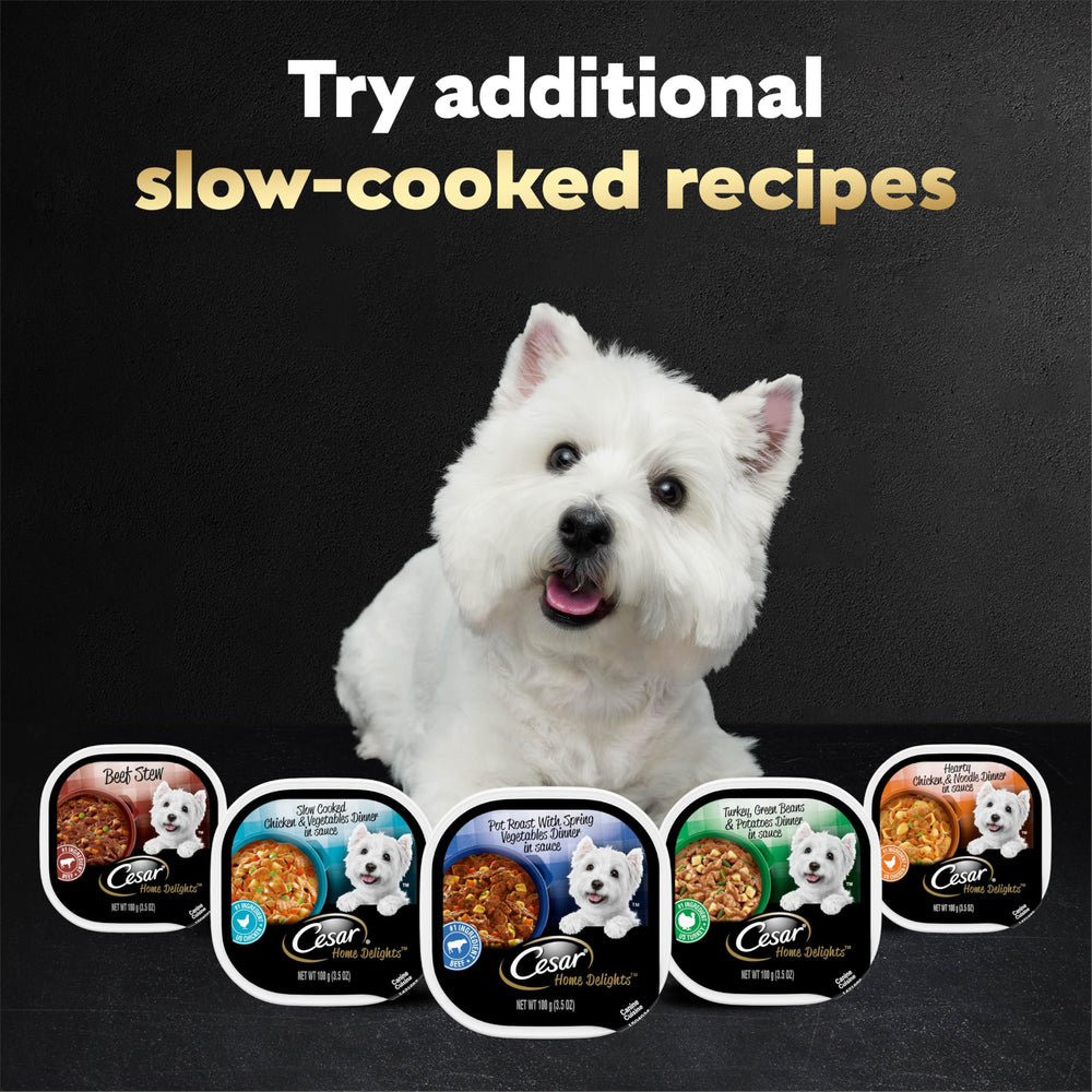 Cesar Home Delights, opción conveniente para alimentar a tu perro cada día.