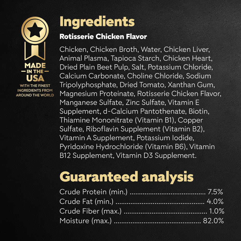 Producto hecho en Estados Unidos con ingredientes de calidad.