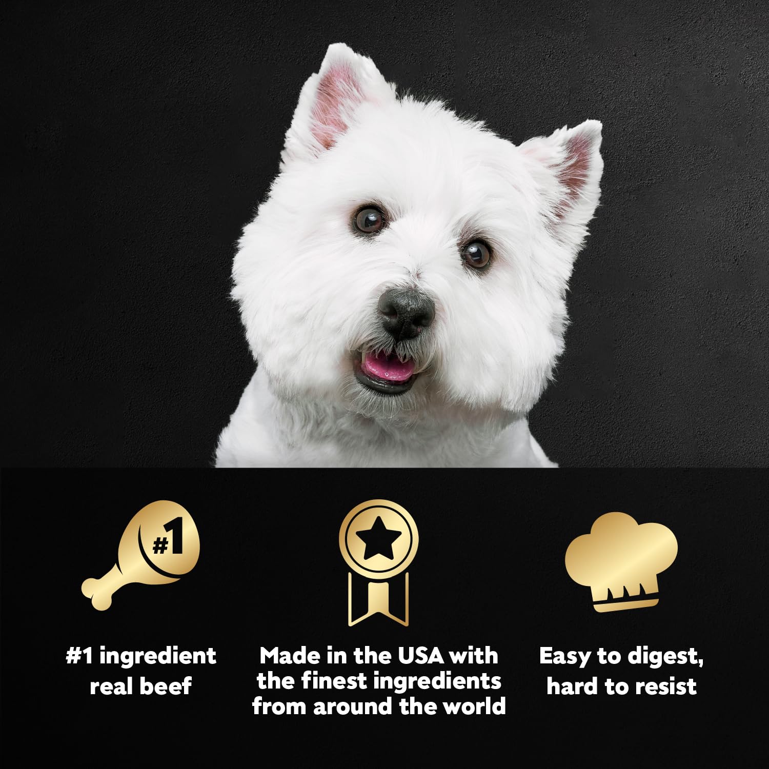 Cesar Loaf Topper Angus, textura sabrosa en bandeja para perros