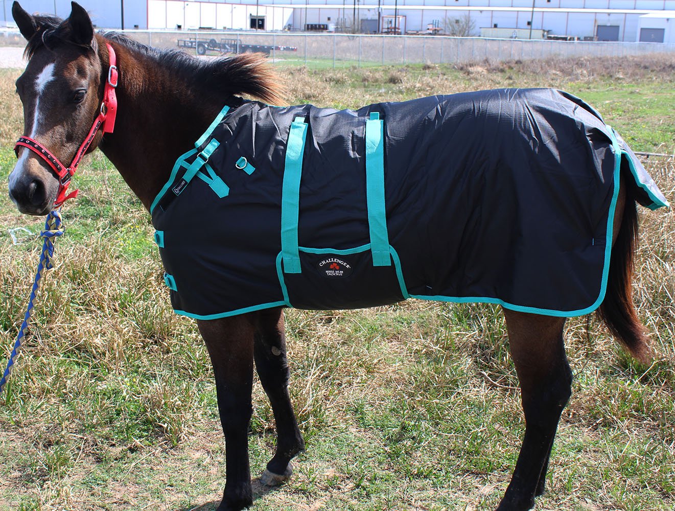 CHALLENGER manta costuras reforzadas-teal: mayor durabilidad para uso diario