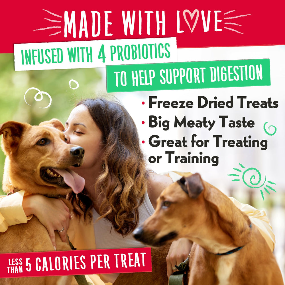 Charlee Bear Meaty Bites con probióticos para apoyar la digestión