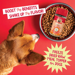 Charlee Bear Necessities aderezo sin granos liofilizado para dietas sensibles.