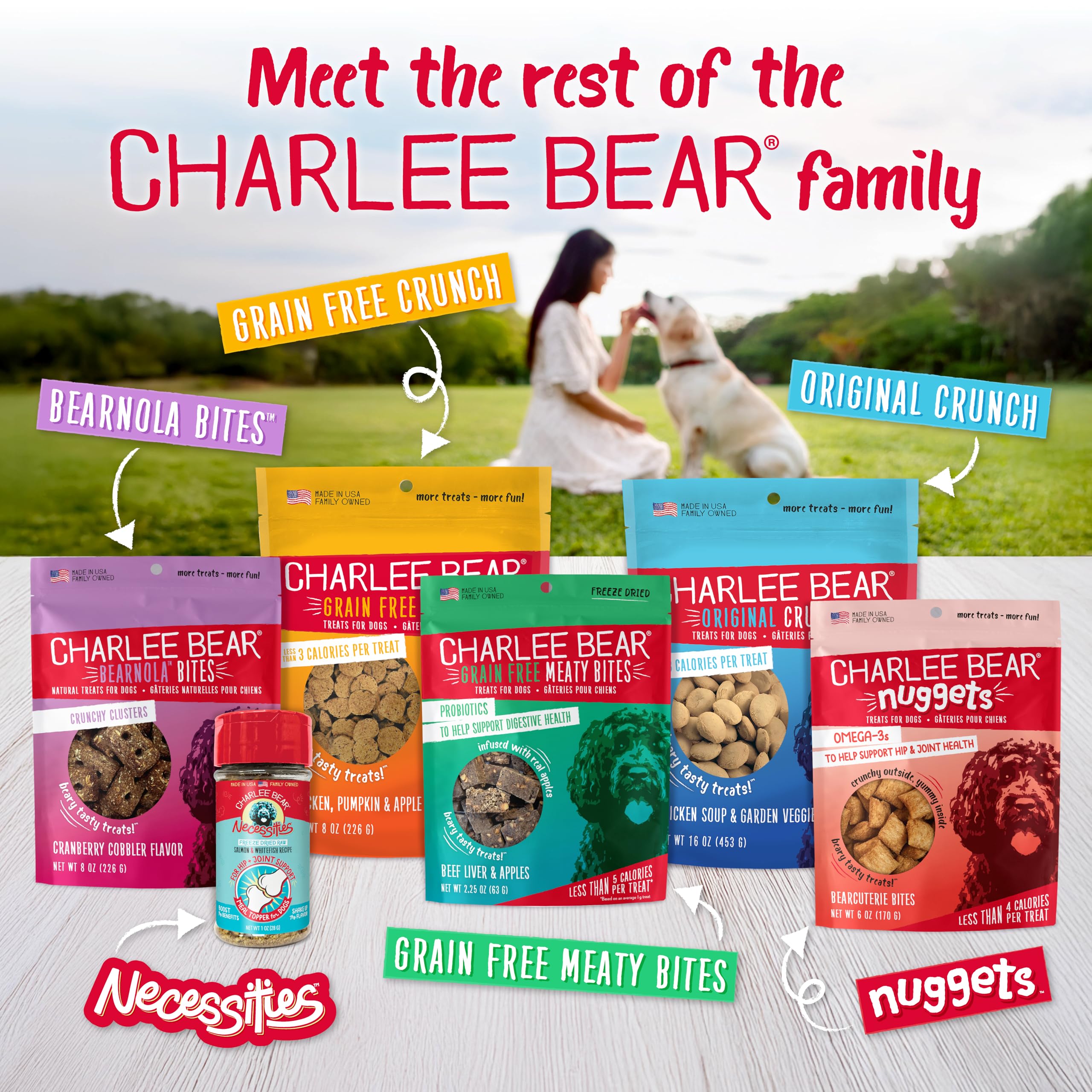 Charlee Bear Necessities Apto para todas las edades y tamaños.