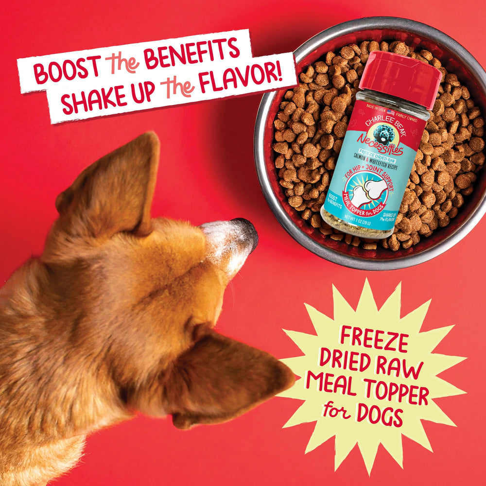 Charlee Bear Necessities, trozos de carne deshidratada para un sabor robusto
