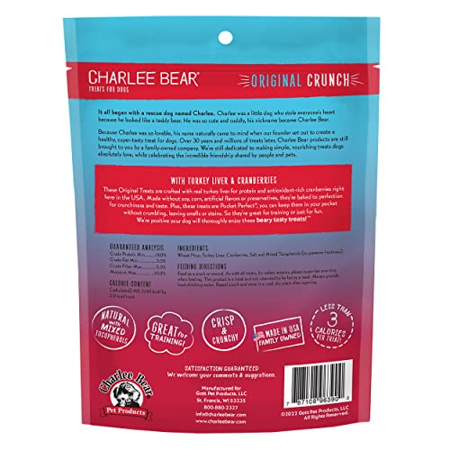 Charlee Bear Original Crunch bolsa con cierre hermético, mantiene la frescura entre usos.