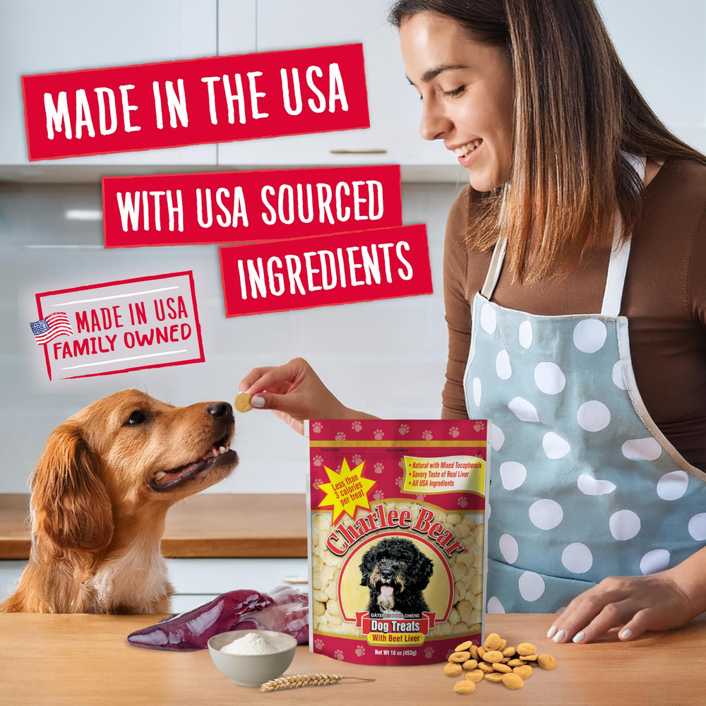 Charlee Bear Original Crunch Tamaño Pequeño: ideal para cachorros y perros pequeños.