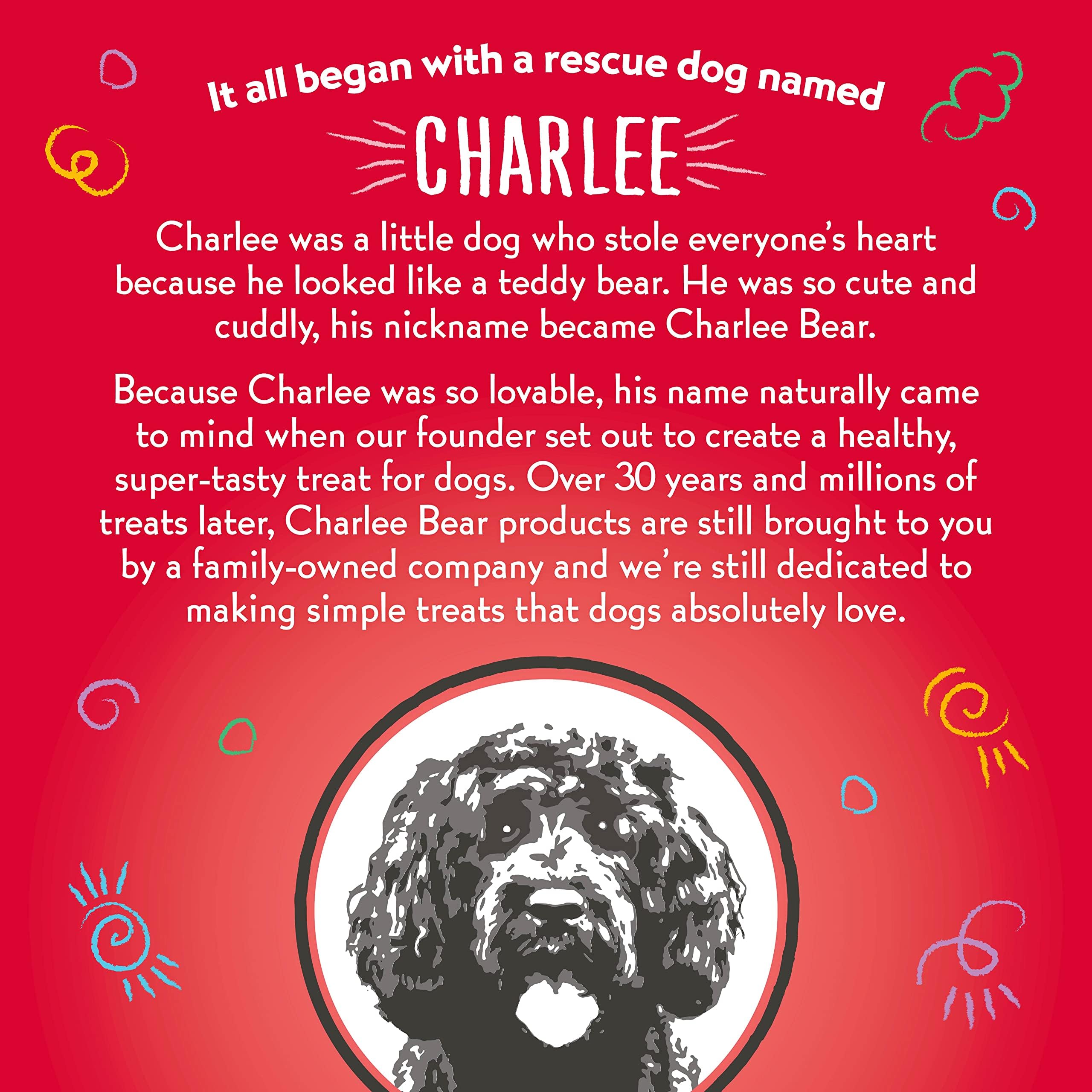 Charlee Bear Original Crunch Textura crujiente: sabor real de hígado para perros motivados.