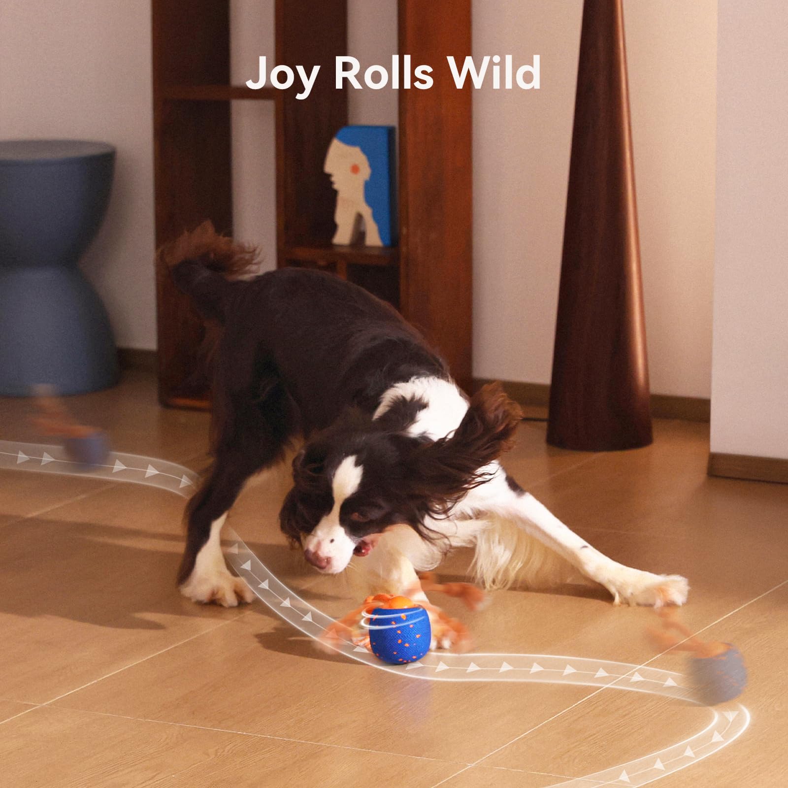 Diseño seguro de Cheerble Wicked Ball Rolly para perros medianos y grandes