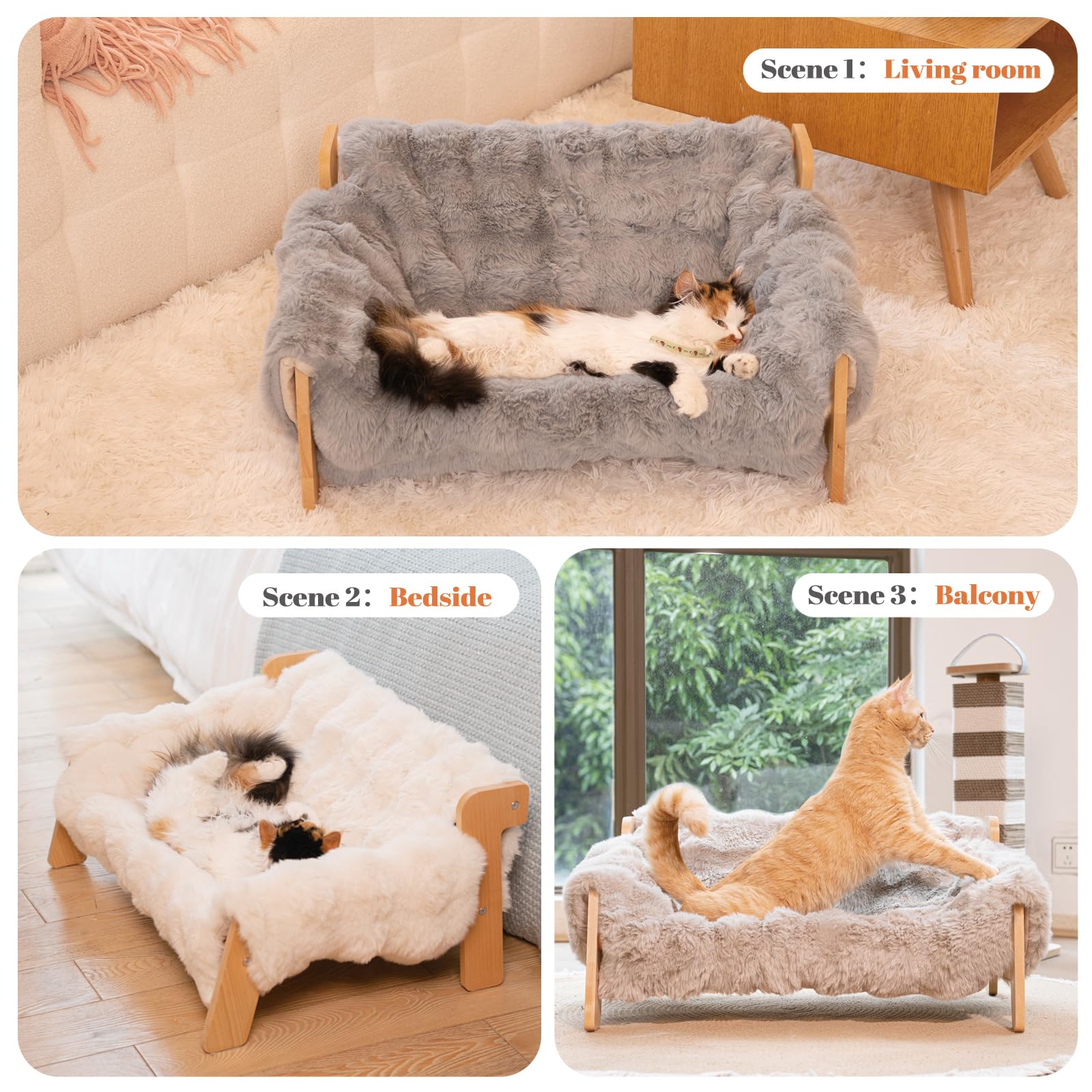 CHEERHOME PETS dimensiones-27-2x18-6x11-8-pulgadas: espacio adecuado para gato y perro pequeño.