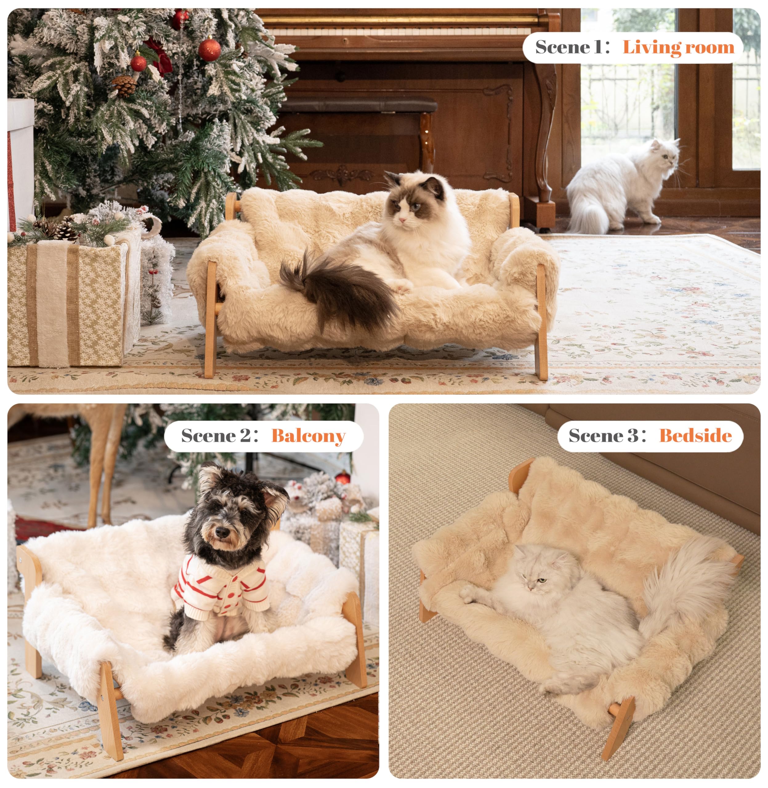 CHEERHOME PETS, diseño-interior-elegante-blanco-roto: se integra con la decoración.
