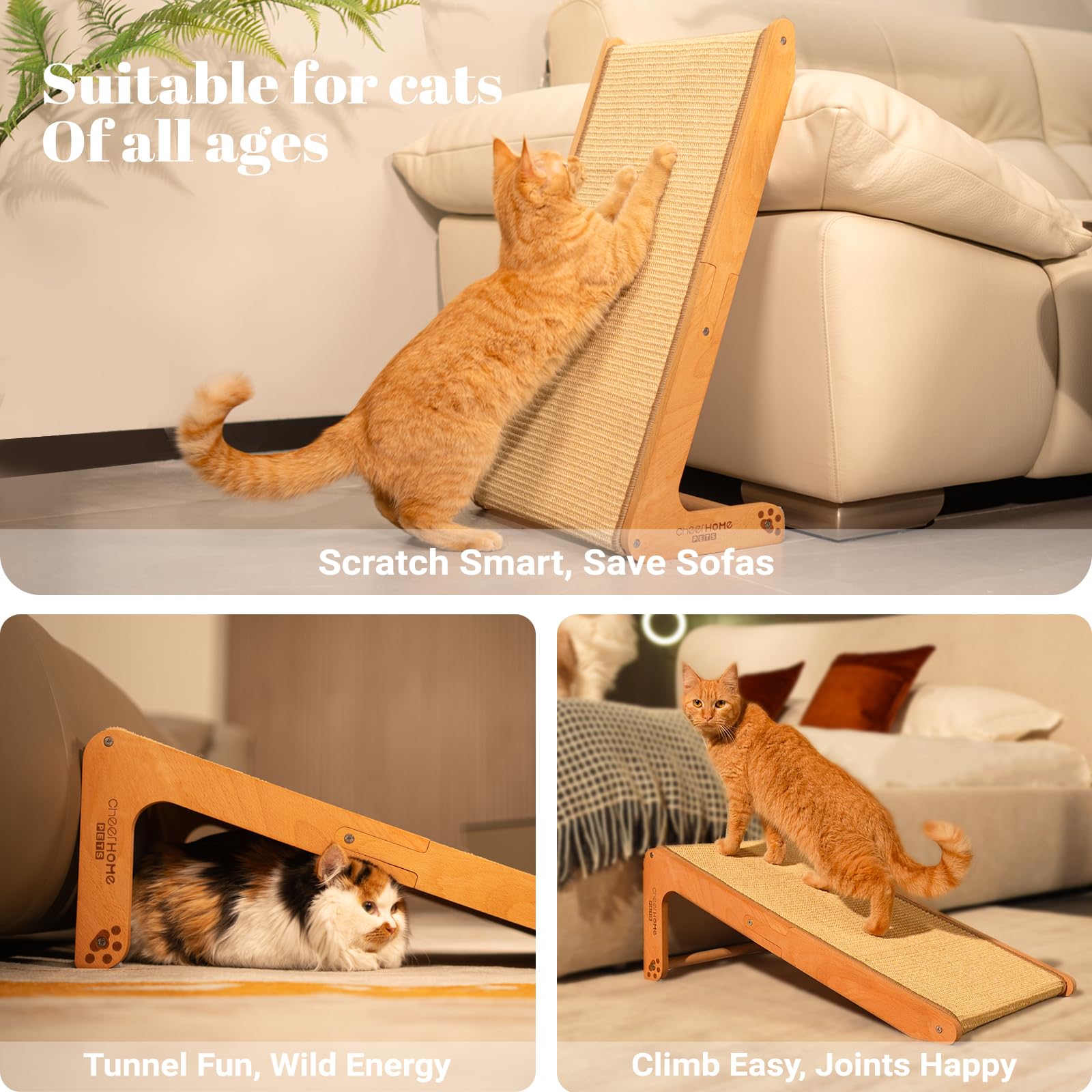 Instalación fácil CHEERHOME PETS, montaje rápido con herramientas incluidas.