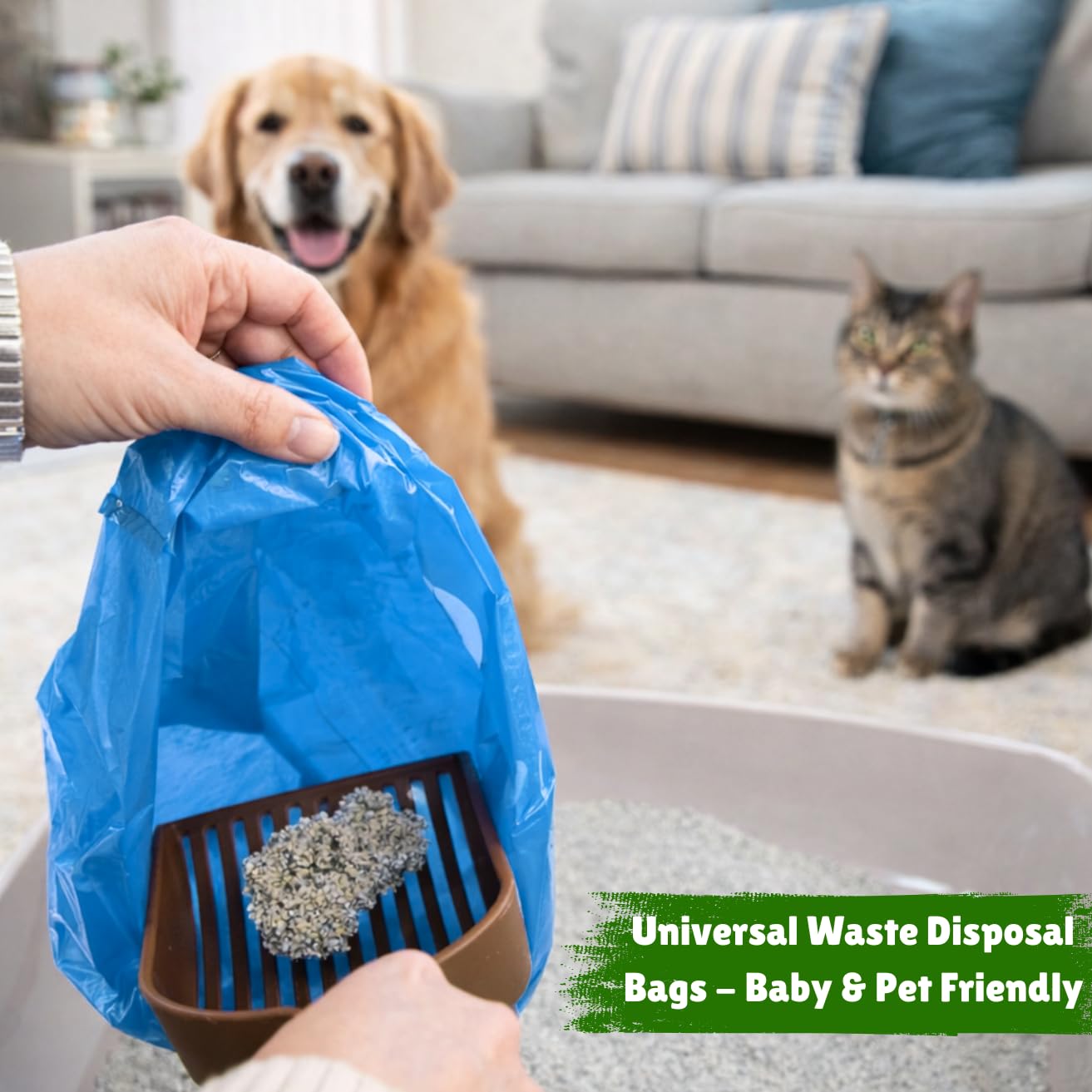 Bolsas CHEFNENO para desecho de mascotas, uso práctico y limpio