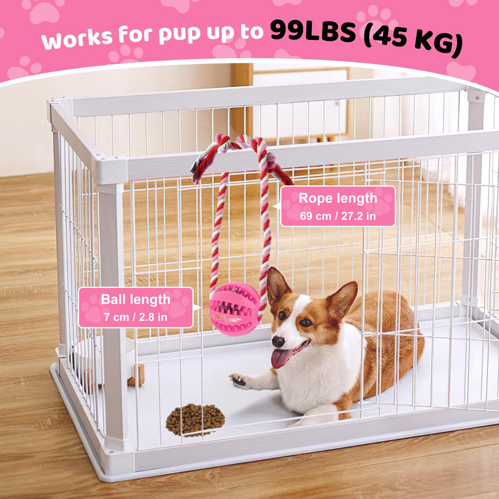 Cuerda de entrenamiento ChengFu para perros, rosa, ideal para juegos interactivos