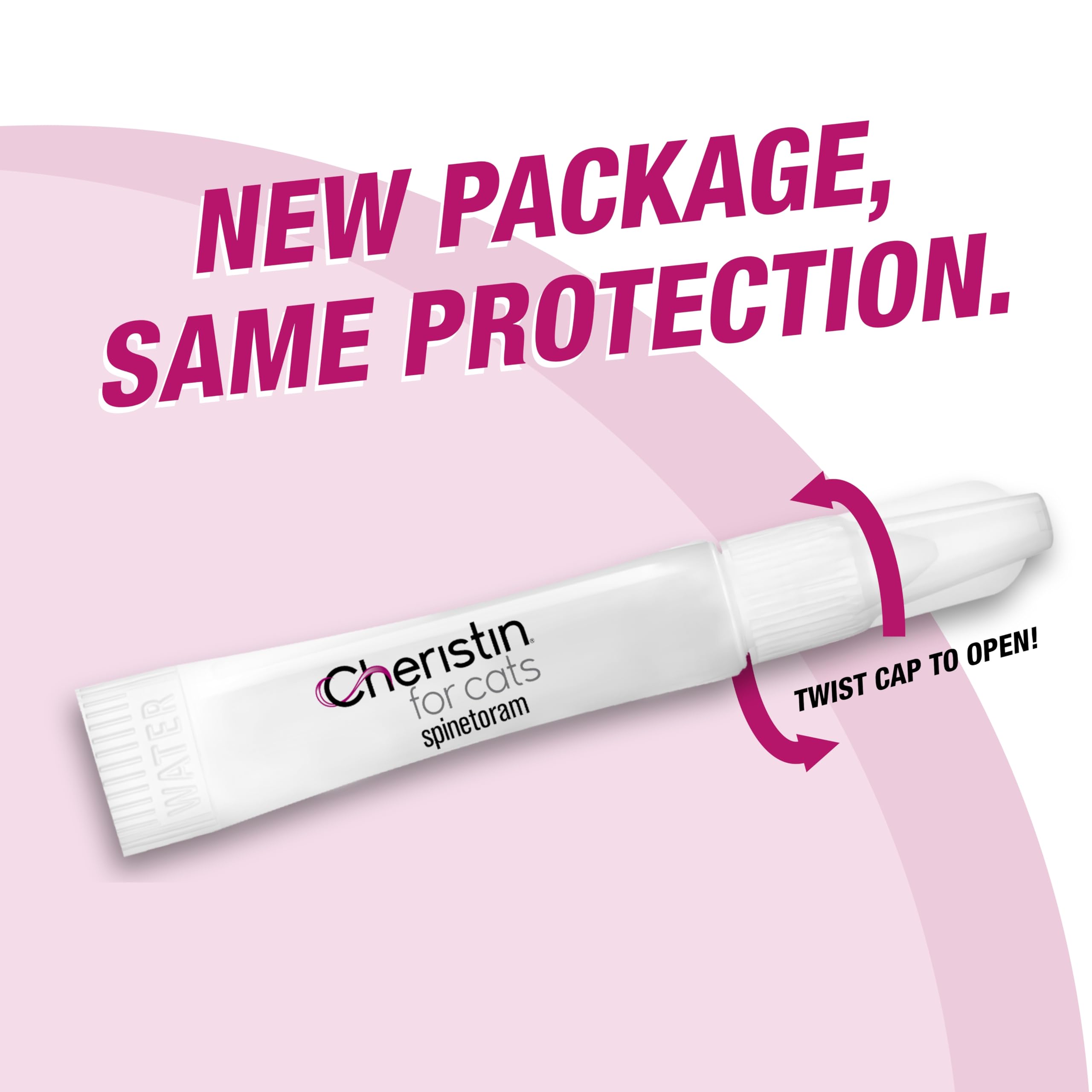 Cheristin apto para gatitos mayores de 8 semanas y gatos de 1.8 lb en adelante.