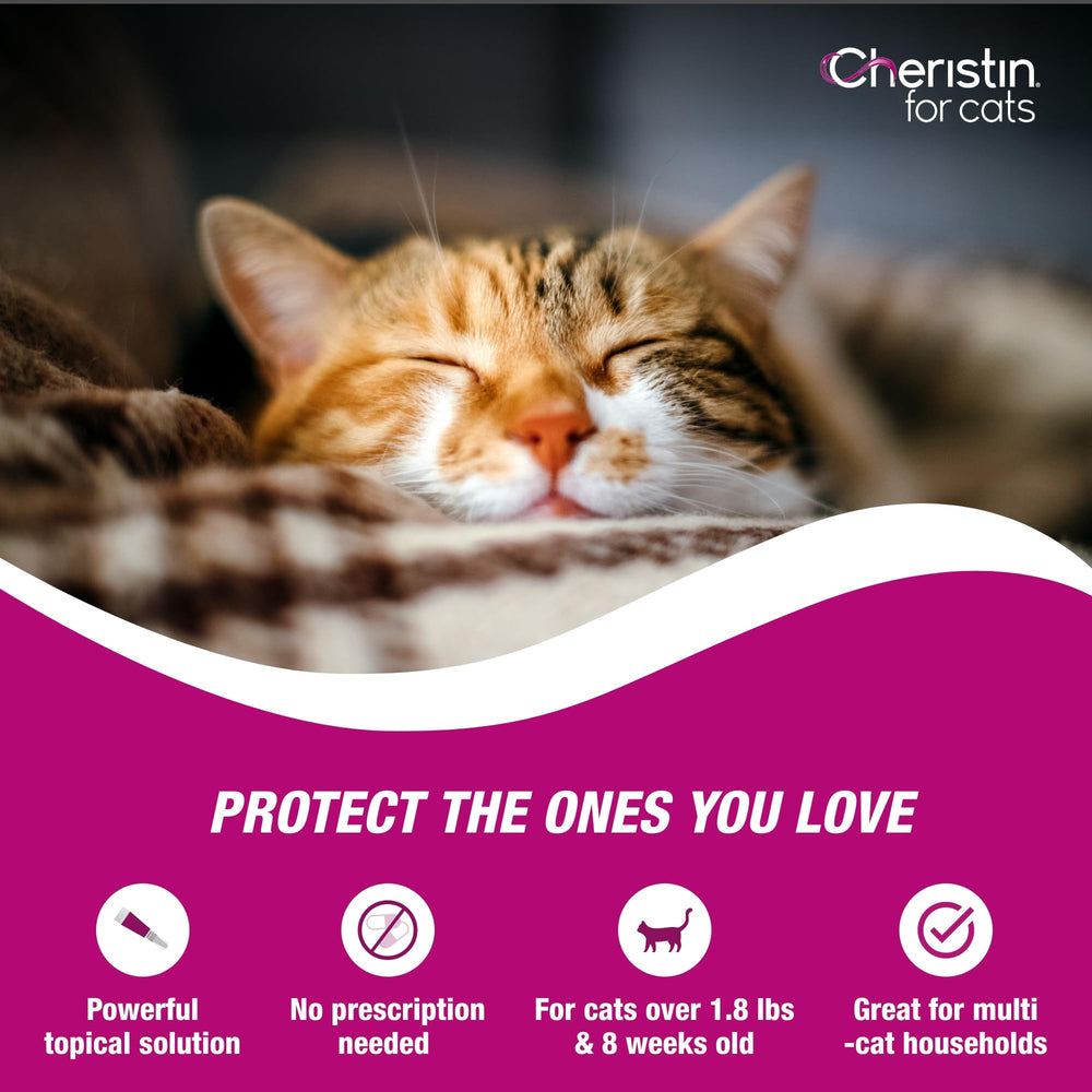 Cheristin presenta dosis de bajo volumen para gatos y gatitos.
