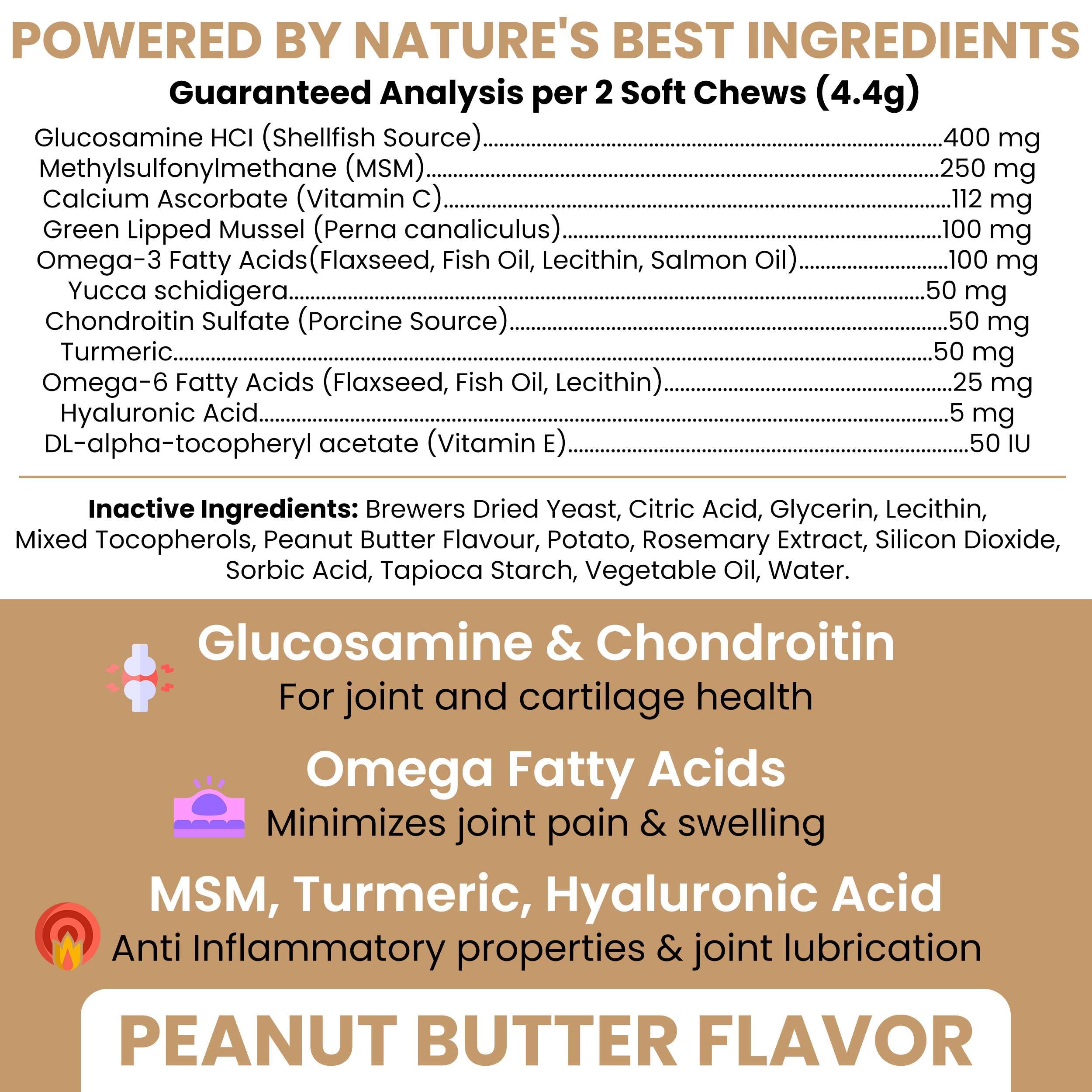 Masticables blandos de Chew + Heal Labs para perros, sabroso y fácil de tomar.