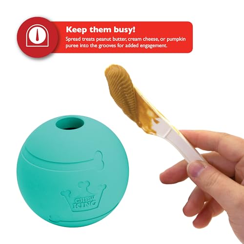 Chew King bola con ventilación de seguridad para evitar atascos.