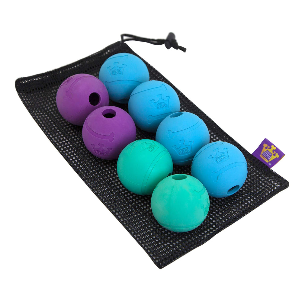 Chew King bolas 2-5 pulgadas para juego de buscar con perro
