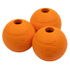 Chew King bolas de goma sabor tocino 2,5 pulgadas para jugar en el jardín.