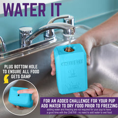 Chill Fill de Chew King con ventilación de seguridad para evitar atascos