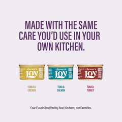 Chewer's Joy lata tuna-pollo pate: fácil de servir.