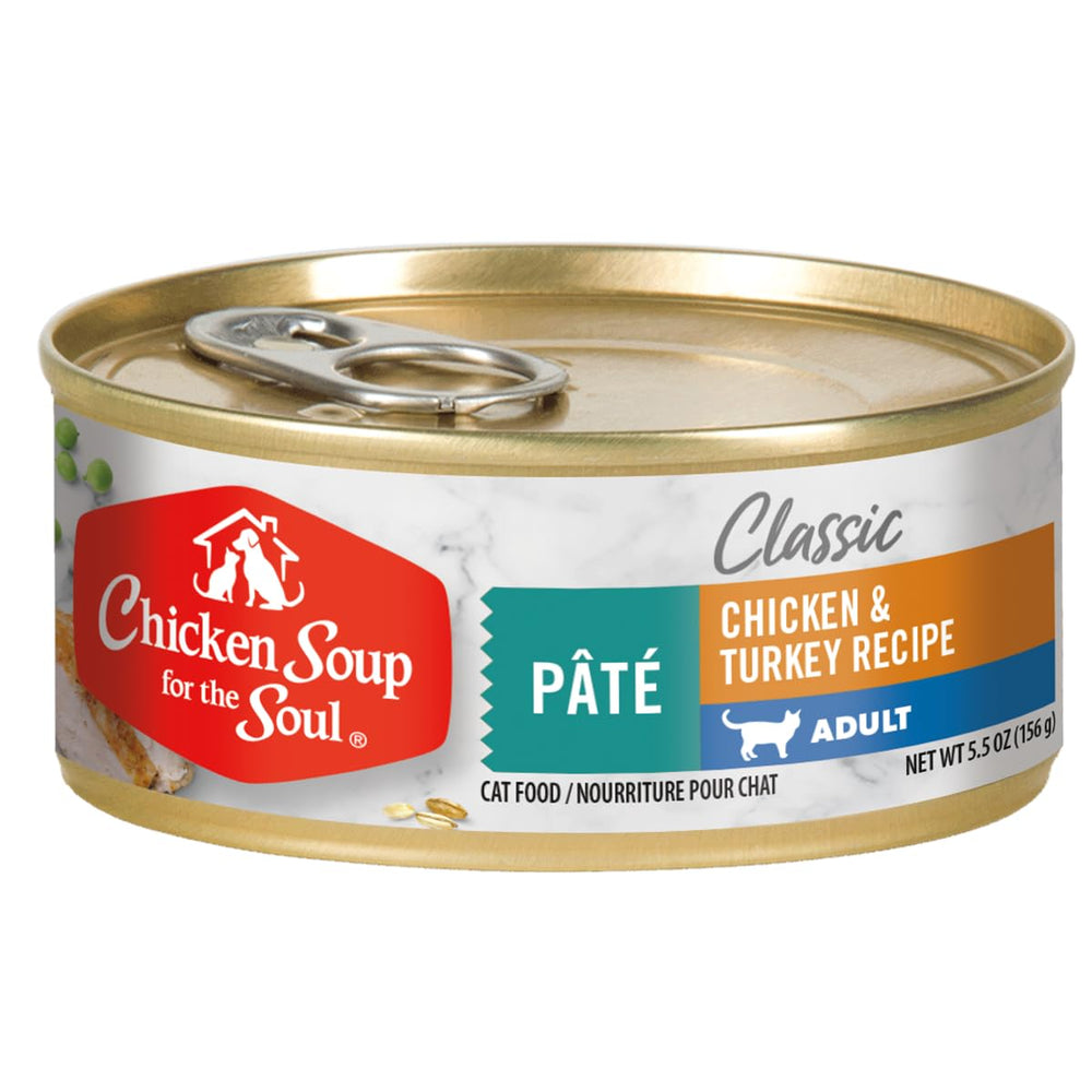 Sopa de Pollo para el Alma: lata de gato con pollo y pavo, sabor natural