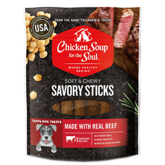 Chicken Soup for the Soul palitos de carne real primer ingrediente, premio sabroso