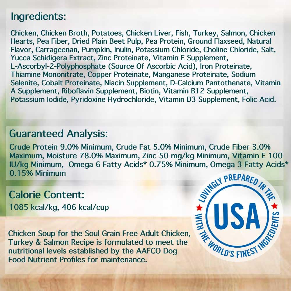 Omega-3 y Omega-6 en Chicken Soup for the Soul para piel y pelaje