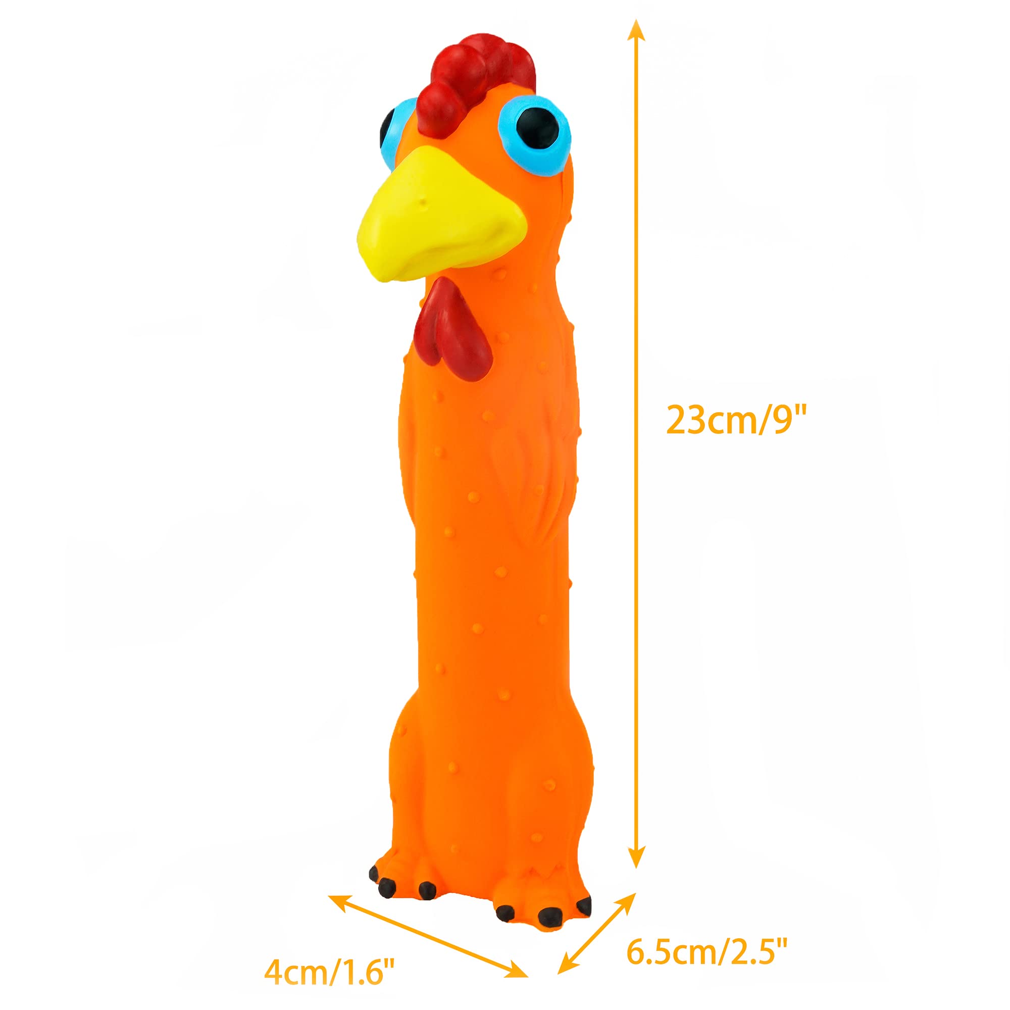 CHIWAVA juego interior-exterior, látex, 9 pulgadas, para perros pequeños y medianos.