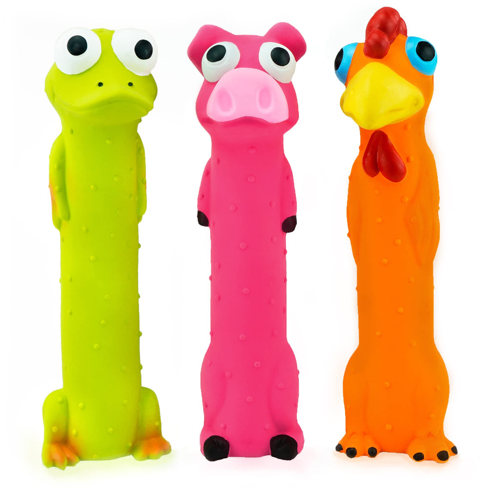 CHIWAVA ave pollo en látex, 9 pulgadas, perfecto para juegos interactivos.