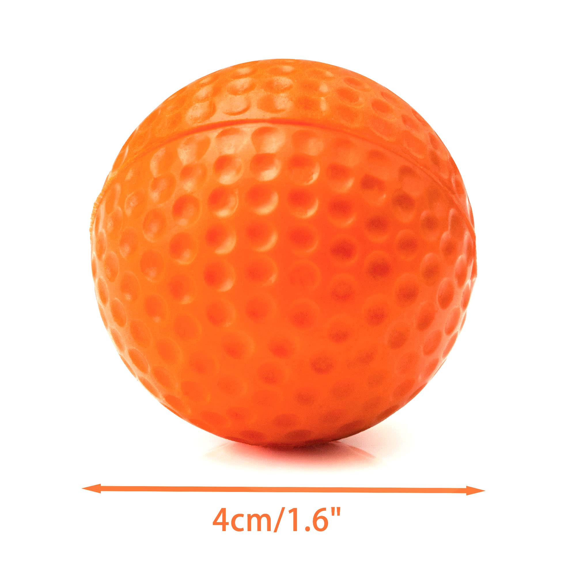 CHIWAVA pelota de goma suave 1.6 pulgadas con diseño fútbol para entrenar reflejos.